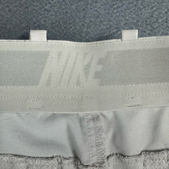 Nike Flex Core Shorts Men 34 Tan Chino DriFit 10" Golf Stretch Preppy Khaki FLAW - Picture 6 of 12